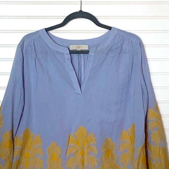 Ann Taylor Loft Long Sleeve Blouse - Picture 2 of 5
